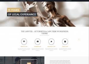The Lawyer wordpress theme