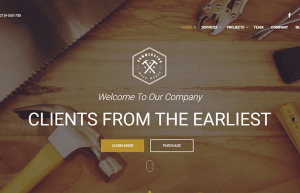 WoodStar Multipage – Construction Carpentry WordPress Theme